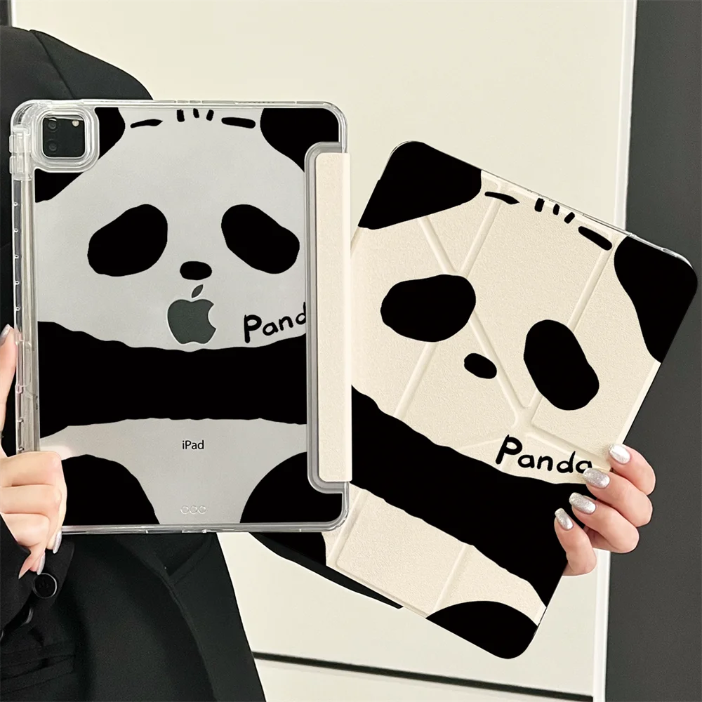 

Складной чехол Panda Y для iPad 2025 Air11in 11th 10th Gen 10.9 Air 4 5 Pro 11 10.2 7/8/9th 9.7 5/6th Чехол для планшета с слотом для карандашей