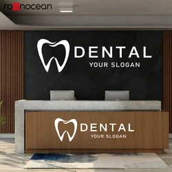 Dental Care Wall Decal Teeth Wall Sticker Dental Art Dentist Office Window Decal cenefa pared adhesiva 4D09
