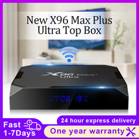 New X96 Max Plus Ultra Top Box Android 11 Amlogic S905X4 AV1 8K Dual Wifi 100M Android 11 Media Player 4GB 32GB 64GB Set TV Box