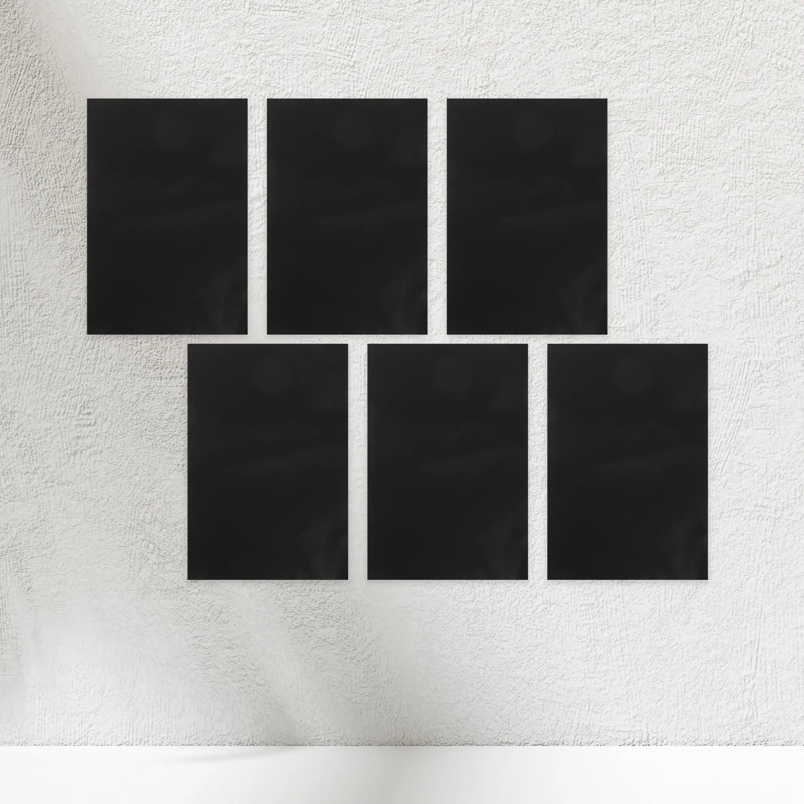 

8 шт. наклеек-досок формата А4, черные, матовые, съемные, для этикеток на банки, контейнеры, наклейки на стену