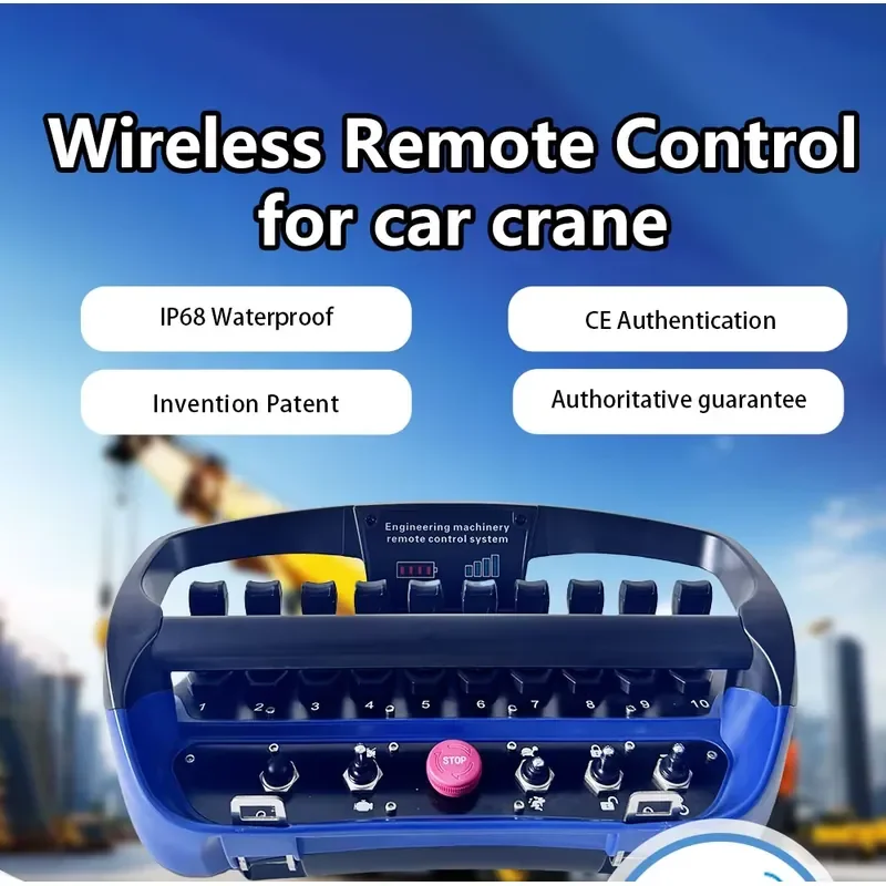 MAF Proportional Crane Remote Control for All Cranes Excavators Crushers 10 levers DC 12V or 24V Precision and Great
