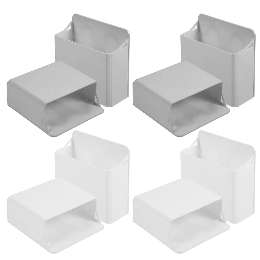 

8Pcs ABS Plastic Whiteboard Pencil Holder with Strong Suction Mount for Office Home Desk Stationery Organizer Container