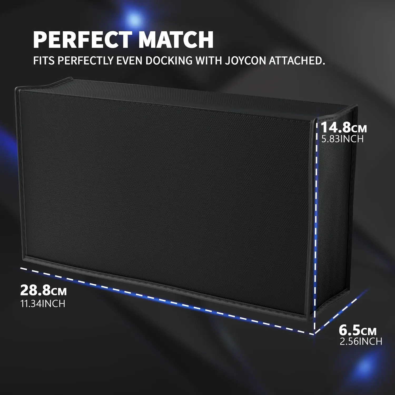 Premium Dust Cover for Switch 2 – Water-Resistant Cover Sleeve Protects Console & Dock from Dust, Scratches & Spills view 4