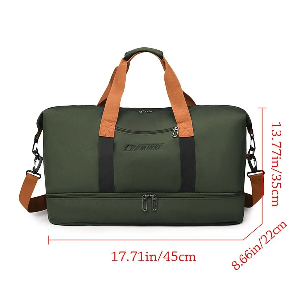 Waterproof Travel Bags Fashion Business Large Capacity Crossbody Bag Fitness Dry Wet Separate Luggage Shoulder Bags Men Women