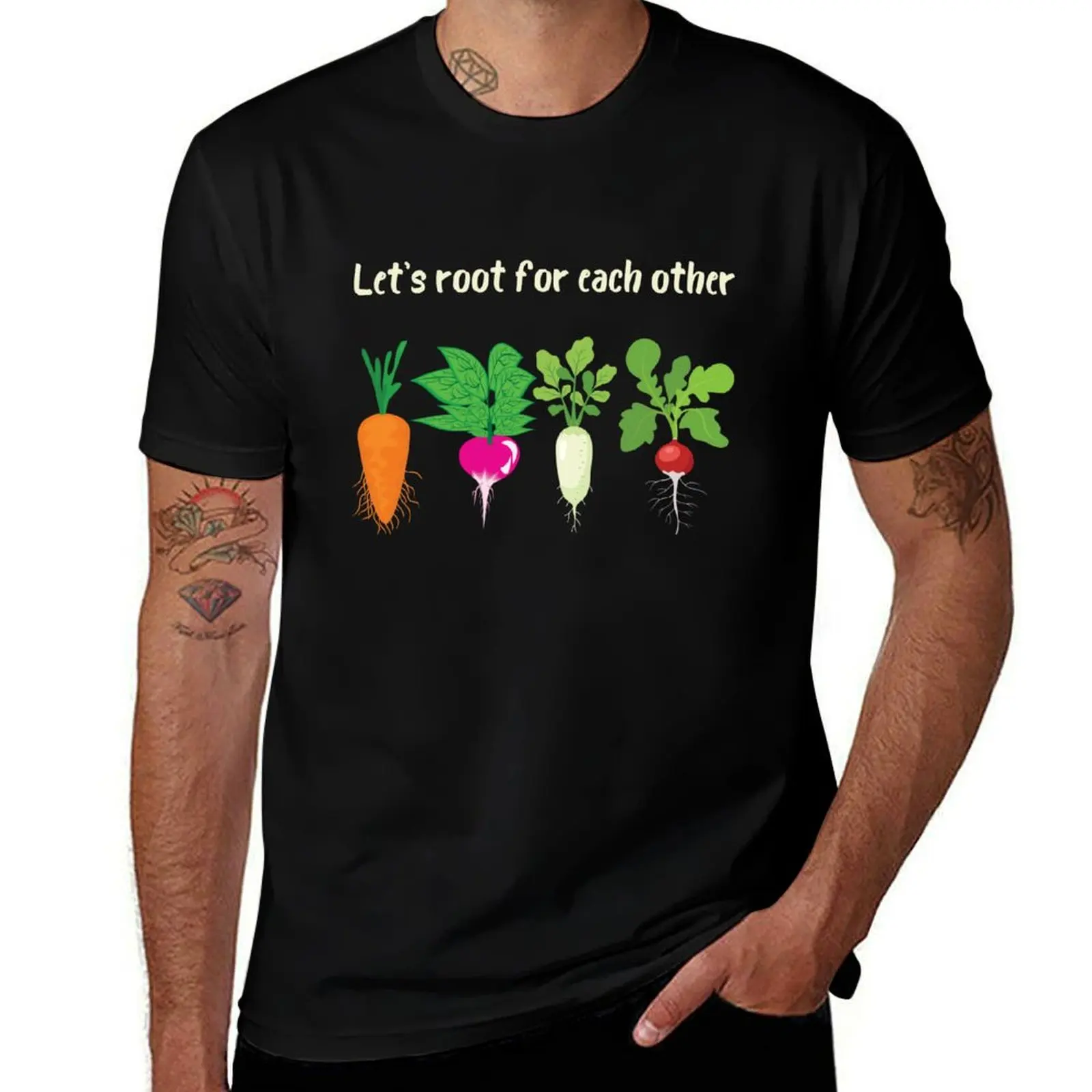 Womens Let's Root For Each Other And Watch Each Other Grow T-Shirt Halloween Casual T-Shirt