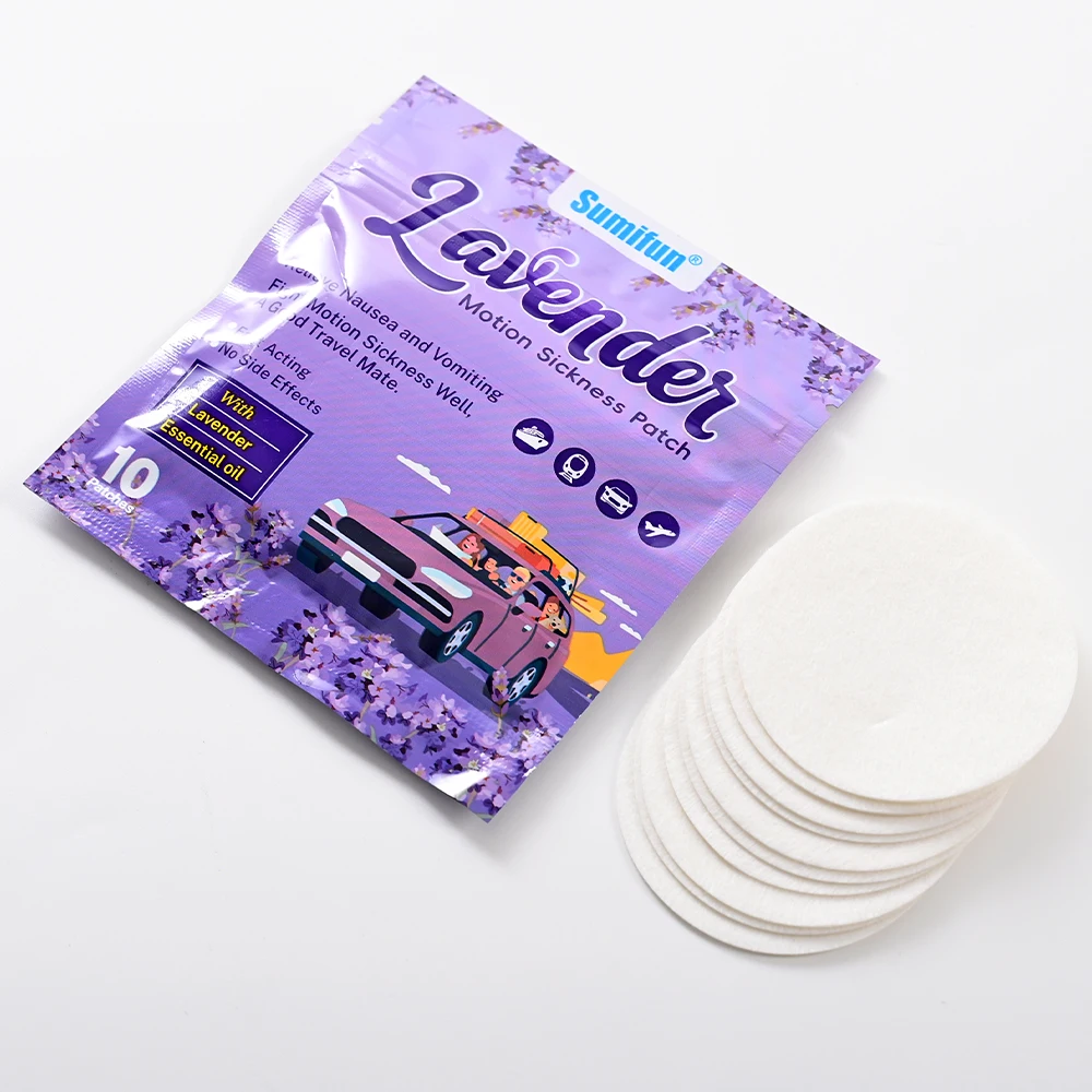 

10/30Pcs Carsickness Patch Relieve Airsickness Seasick Nausea Dizziness Vomiting Sticker Head Relaxation Massage Medical Plaster