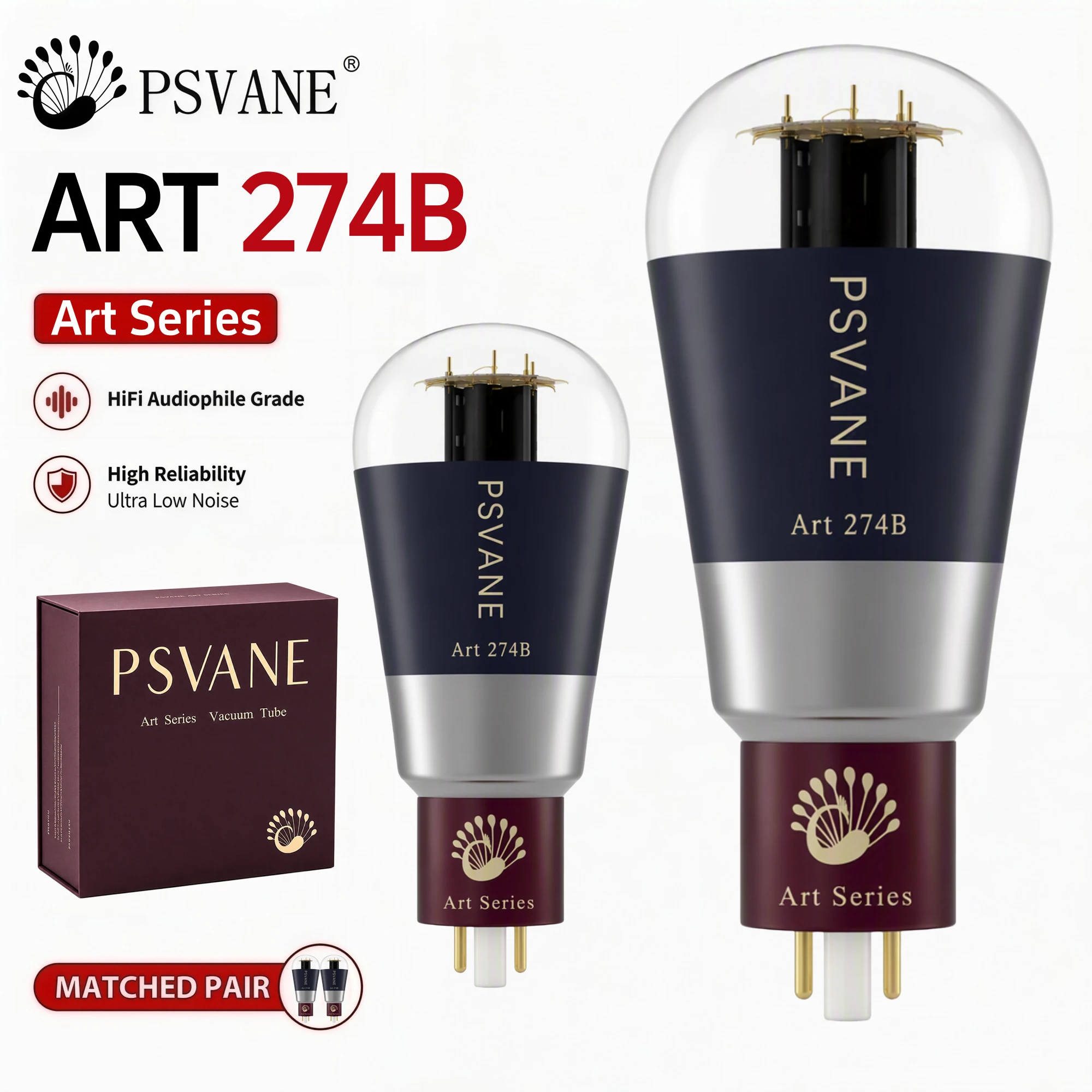 PSVANE Art Series 274B Vacuum Electron Tube Upgrade 274B WE274B WR274B 5U4G 5AR4 GZ34 5Z3P HIFI Audio Valve Amp Rectifier Tubes
