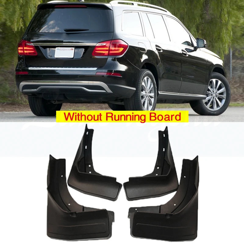 for Mercedes Benz GL 450 350 Class X166 2013 2014 2015 Mud Upgrade Anti-splash Mudguards Front Wheels Fender Mudflap Accessories