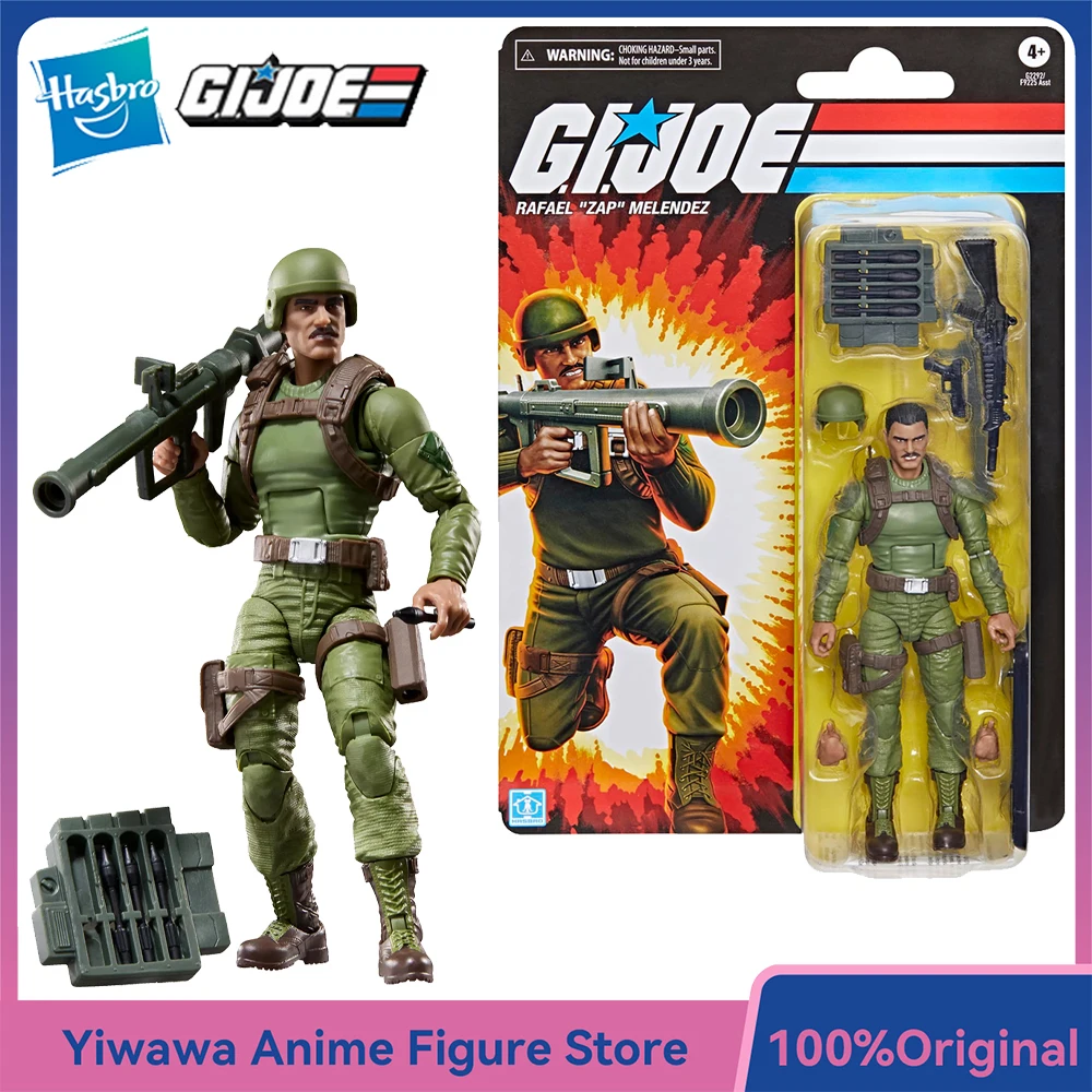 

Original NEW Hasbro G.I. Joe Classified Series Retro Cardback Rafael 'Zap' Melendez 6-Inch Action Soldier Figure Model Toy Gifts