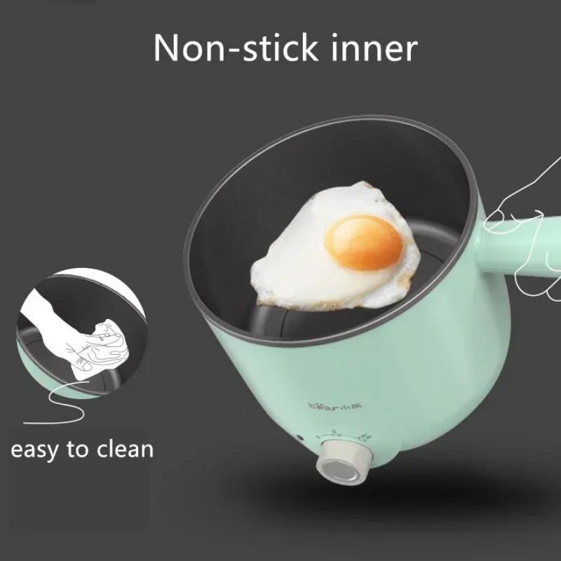 220V 1.2L البسيطة المحمولة وعاء طبخ أرز كهربائي غير عصا موقد متعدد الوظائف إناء/ قدر للسفر مكتب المدرسة المعكرونة الدب/DRG-C12K1