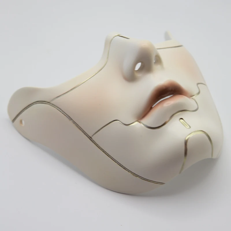 Интернет-маска знаменитости на половину лица, механический мужской оригинальный комический шоу, размерная пустошка, панк-фотография, реквизит для наряда