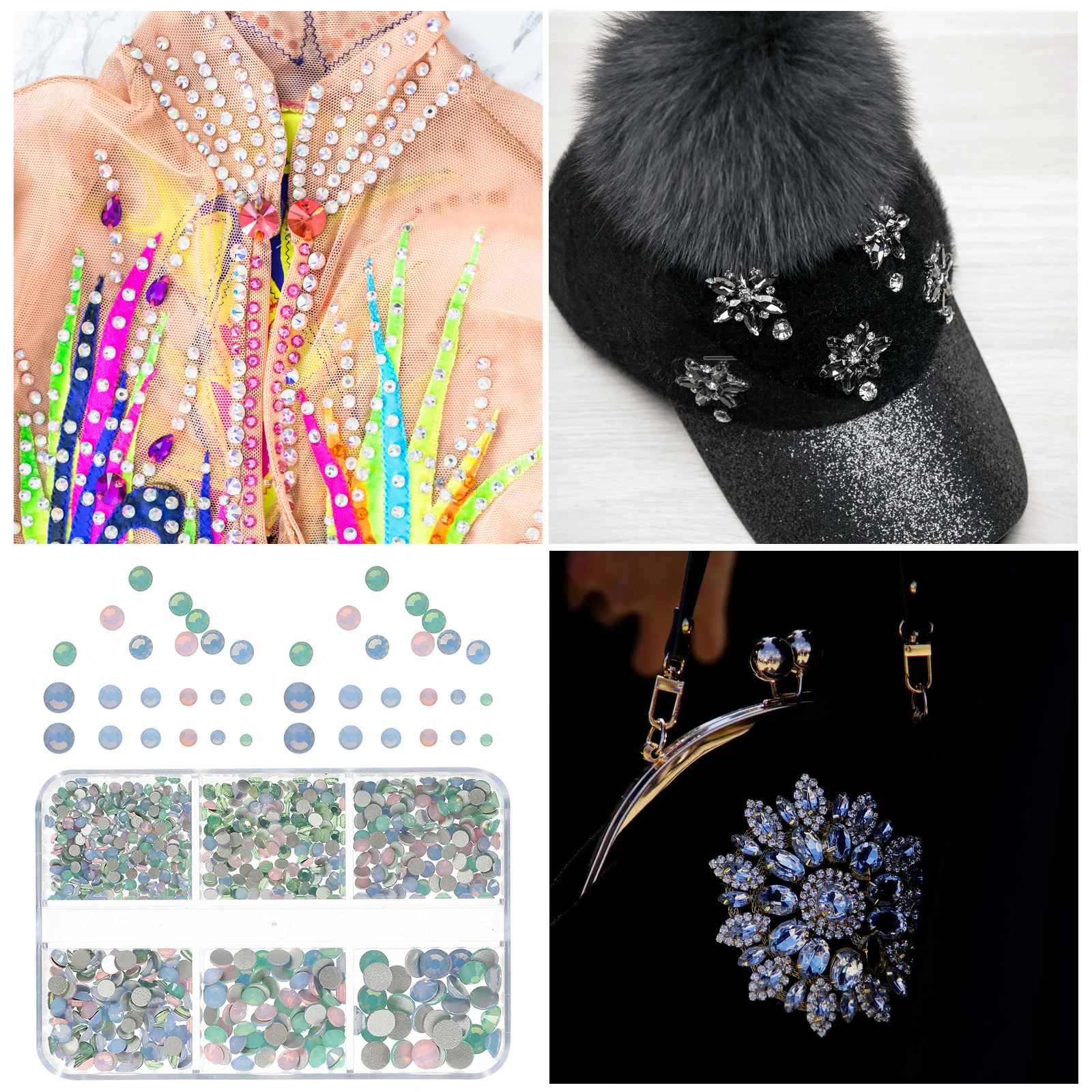 

1 коробка, наклейки для ногтей с водяной дрелью, стразы с плоской задней поверхностью для дизайна ногтей «сделай сам», маникюрный декор, чехол для телефона, принадлежности из смолы