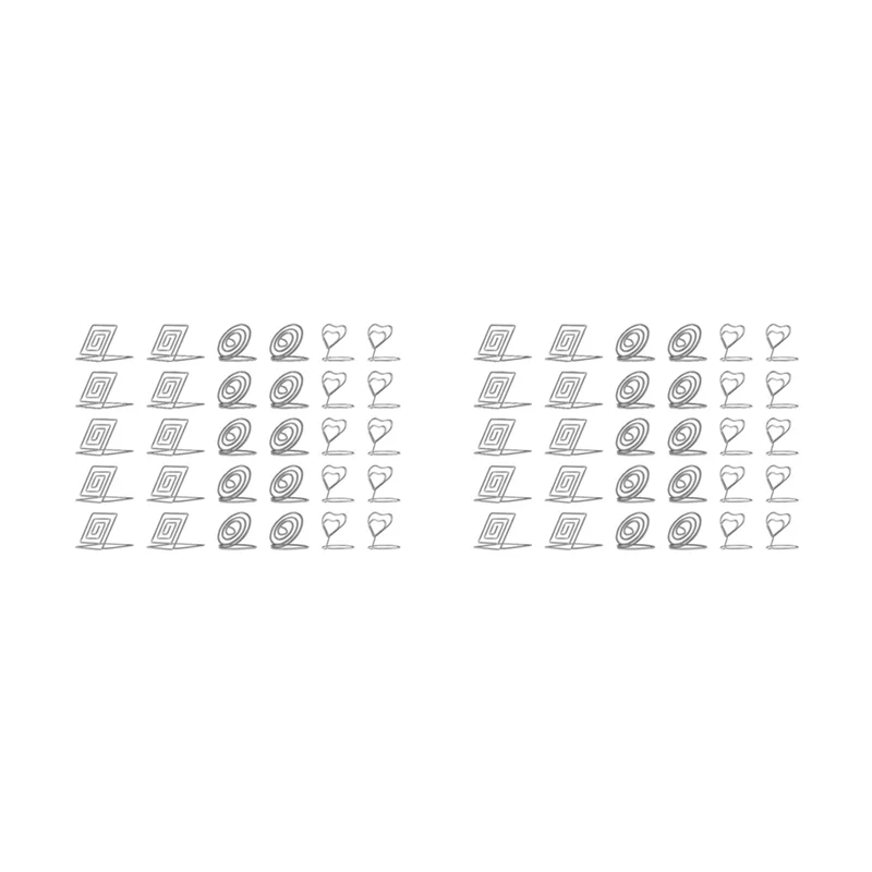 AT29-60 قطع حامل بطاقة الطاولة سلك مكان حامل البطاقة حامل القائمة حامل الصور مقاطع بطاقة حامل لحفلات الزفاف ، حفلة العشاء