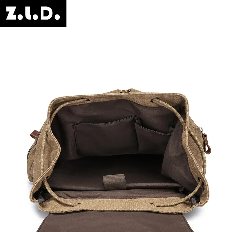 جديد قماش خمر على ظهره الرجال الظهر حزمة المراهقين حقيبة مدرسية للبنين الطلاب Mochila Viaje حقيبة ظهر للسفر الرباط على ظهره