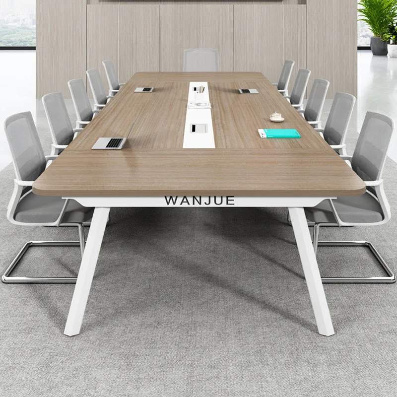 Conference table Long table Business strip reception  meeting room negotiation  and chair combination trainin