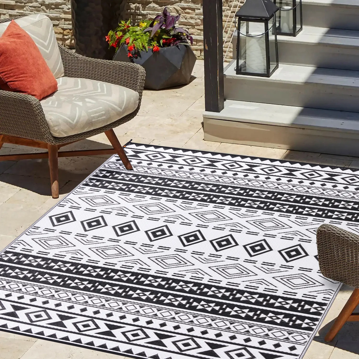 Outdoor Camping Crawling Mat Moisture-Proof Easy-To-Clean RV Picnic Beach Courtyard Mat