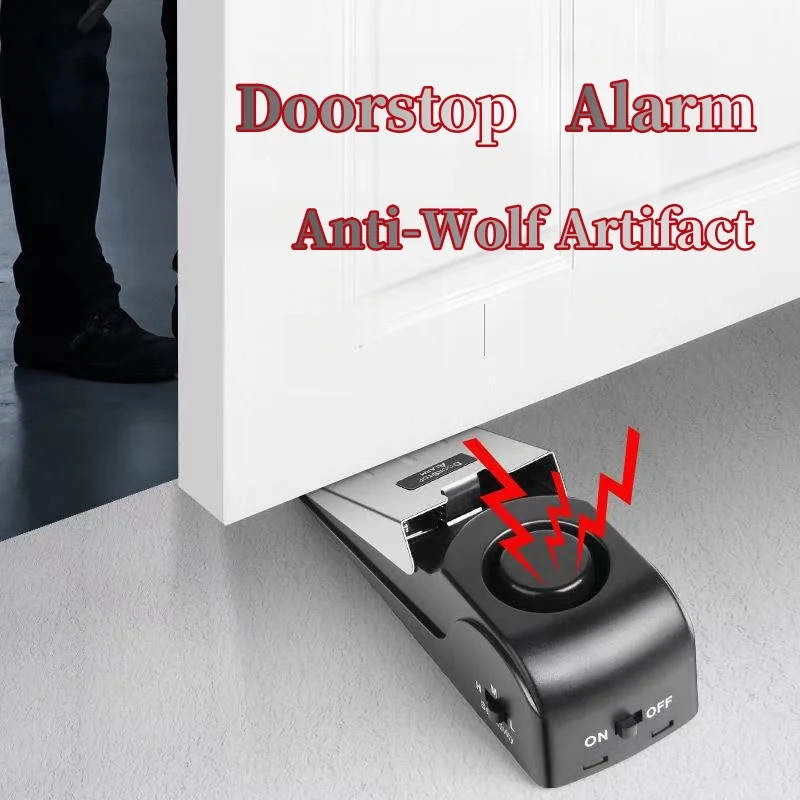 

1~4 Pieces Portable Door Locks Home Door Stops Anti-wolf Anti-theft Alarms for Living Alone Hotel Anti-theft Security Door Stops