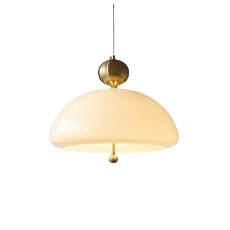 

Bud Restaurant Glass Chandelier Tea Room Bedroom Bar Light Cream Cafe Internet celebrity shop atmosphere