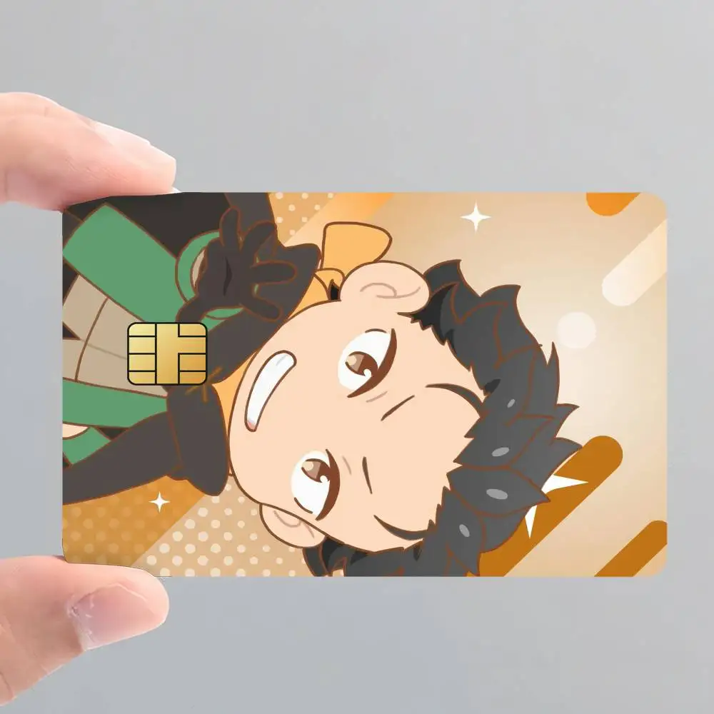 Anime Rezero Card Stickers for Bank Access Protective Waterproof Film Cover Sticker Surprise Gift