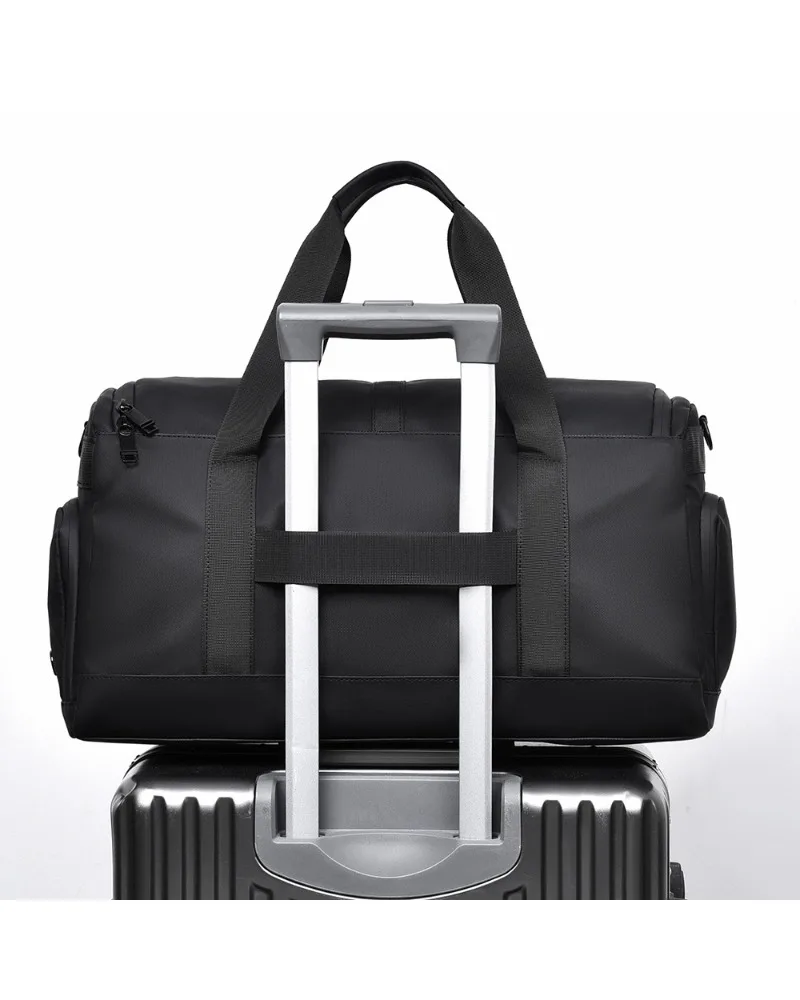 

Wet Dry Separation Duffel Bag With Shoe Compartment For Gym Swim And Business Trips