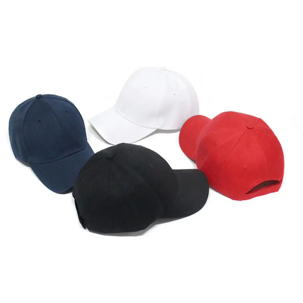 

Fashion New Black Cap Hook Loop Baseball Cap Casual Hip Hop Dad Hats Sunshade Peaked Hat Outdoor