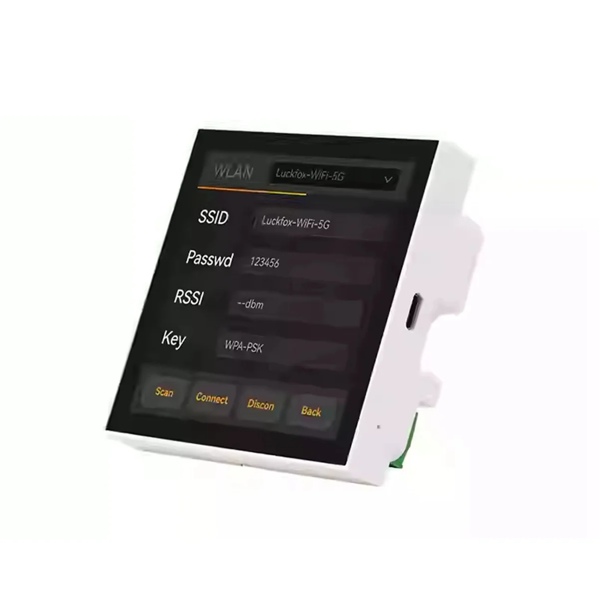 

4 Inch Smart Scene Wall Switch 86-Type Touch S n Center Control Panel RV1106G2 0.5TOPS with WIFI Bluetooth