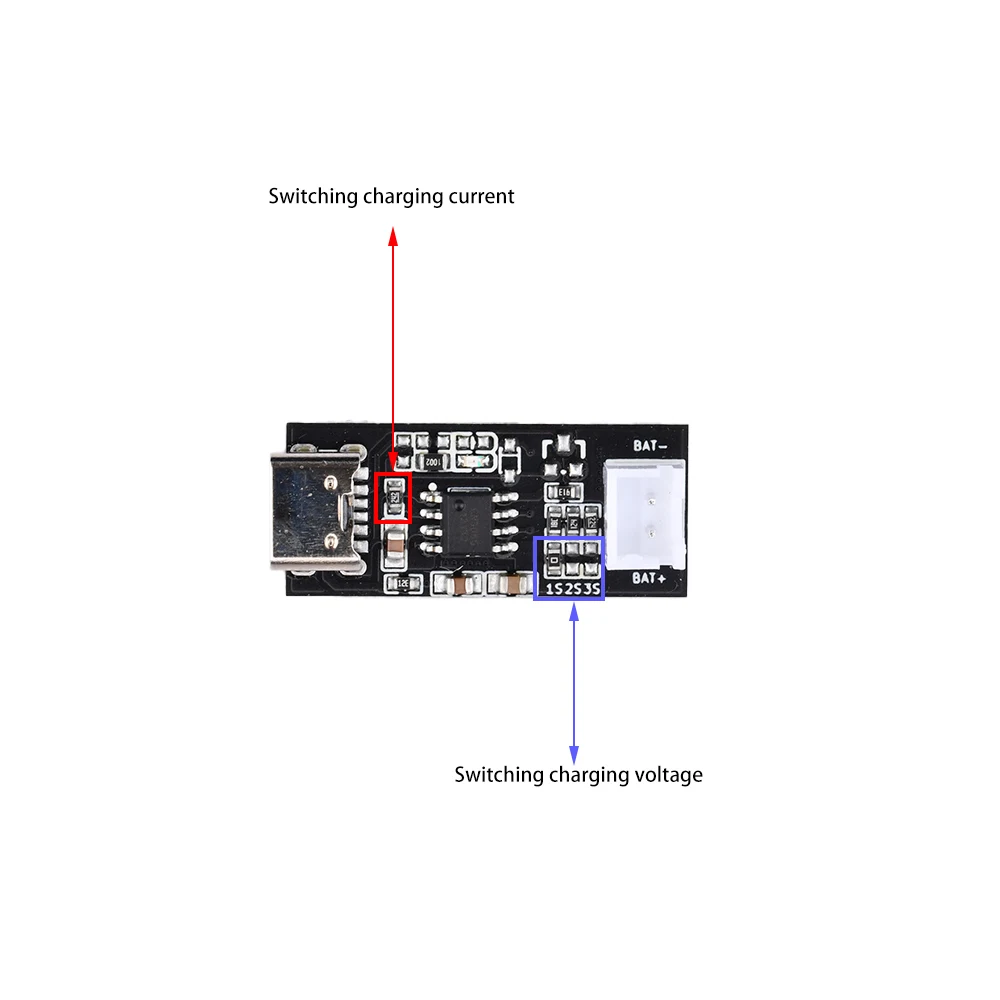 5V 500mA Type-C CN3085 Lithium Battery Charger Board Module With Protection Dual Functions 1A Li-ion Battery Charger 1S 2S 3S 4S