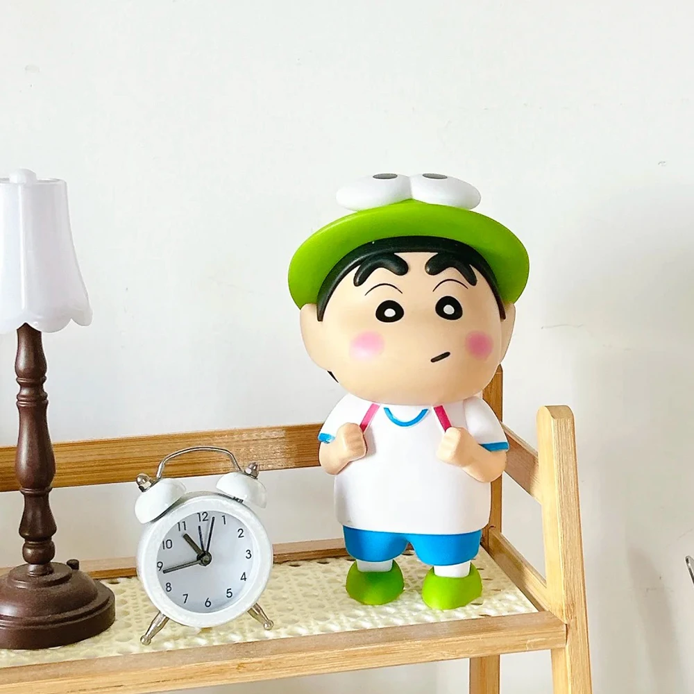 Modelo Crayon Shin-chan como regalo para familiares, niños y amigos para cumpleaños, vacaciones, esculturas del hogar, decoraciones.
