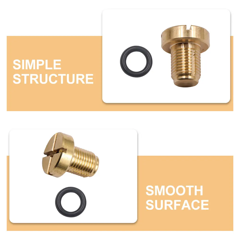 

Radiator Bleeder Screw Coolant Expansion Tank Copper Plastic Replacement Valve Auto Car Parts Accessory Lightweight Durable