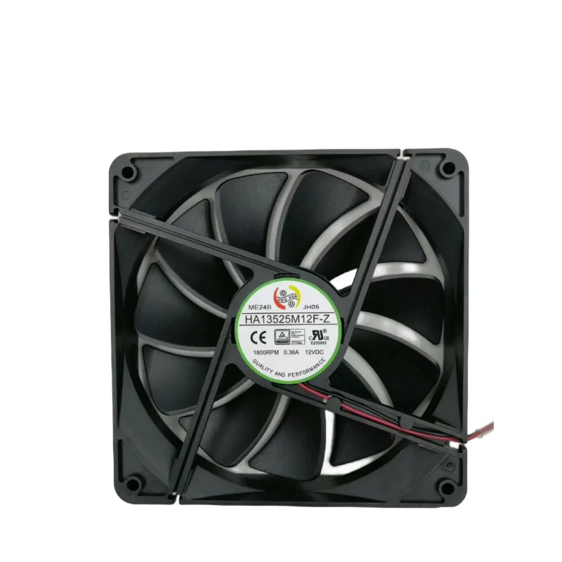 

Original HA13525M12F-Z 13025 12V 0.36A 1800 rpm 13.5CM Cooling Fan For chassis Electronic product