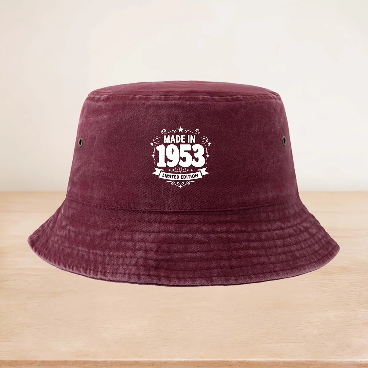Men' & Women' Vintage 1953 Retro Trucker Hat - Lightweight Bucket Cap with Iconic Print, Suitable for Fishing, Driving, Outdoor
