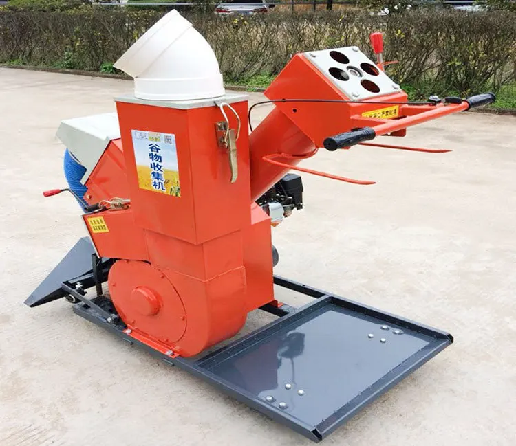 Cheap Agricultural Equipment Grain Collector Bagging Sucker Machine Wheat Corn Bean Suction Machine For Sale