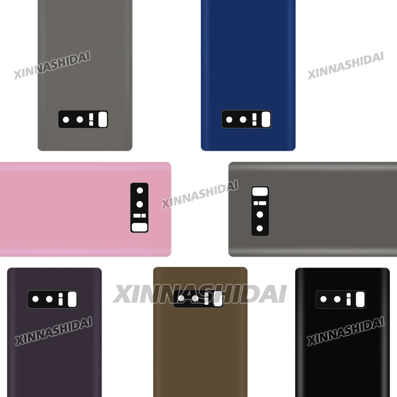 LCD-Batterie-Rückseite für Samsung Galaxy Note 8, Batterie-Rückseite, Glasscheibe, Hintertür, Batteriegehäuse, selbstklebend, ersetzen – Detail 4