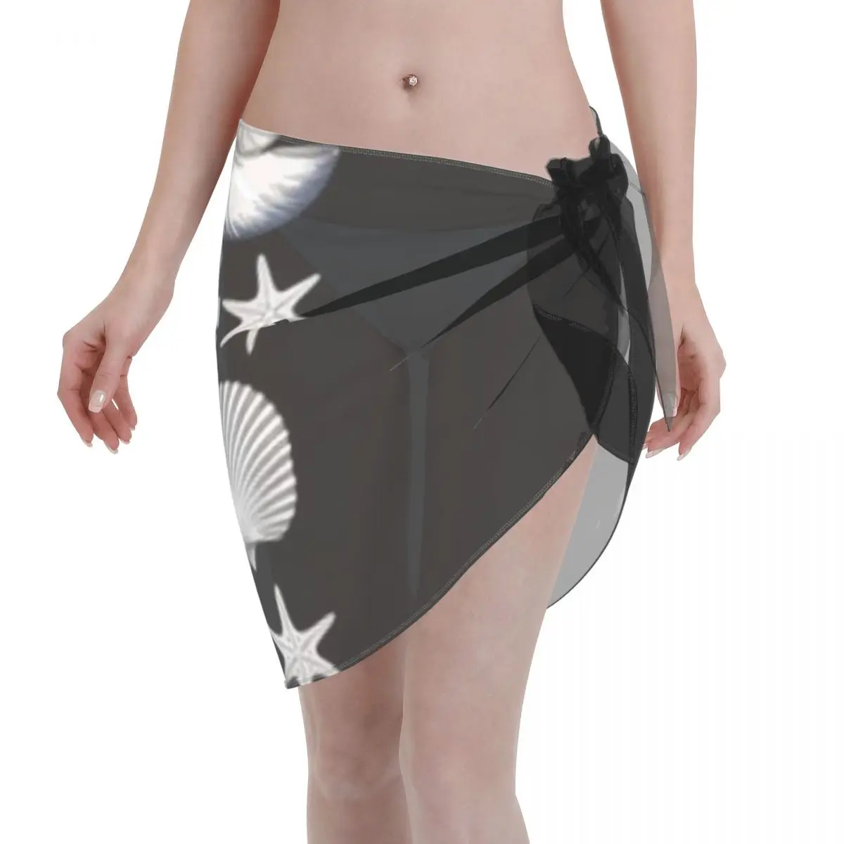 

Promotion Seashell Coquette Bow Hawaii Beach Summer Vacation Family Women's Beach Wrap SkirtCaribbean Trip Beach Vacation Skirt