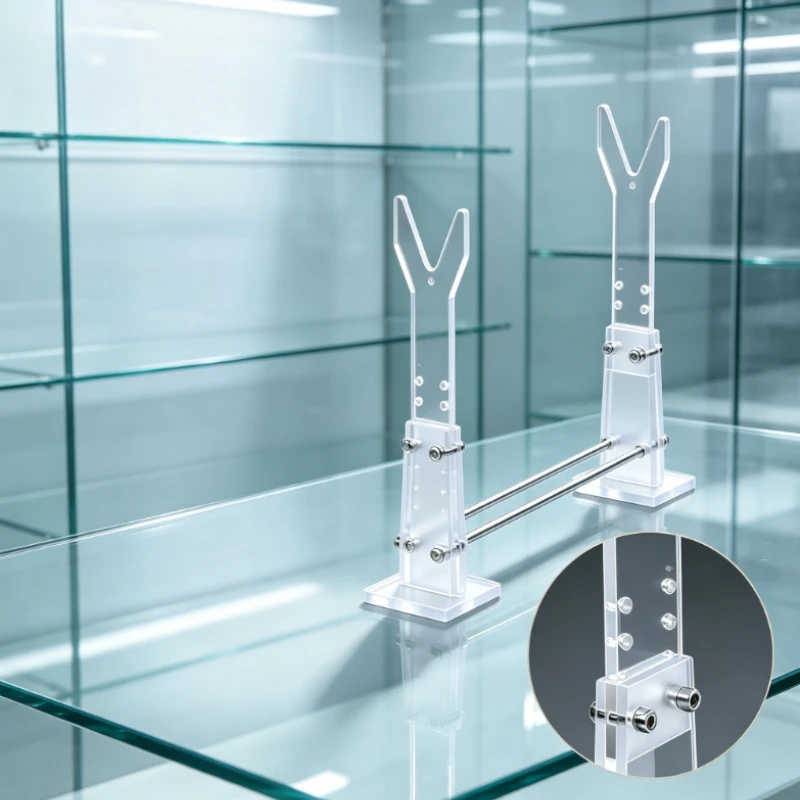 Customizable Clear Acrylic Model Display Bracket Portable Detachable Rack for Interior Decor Ornament