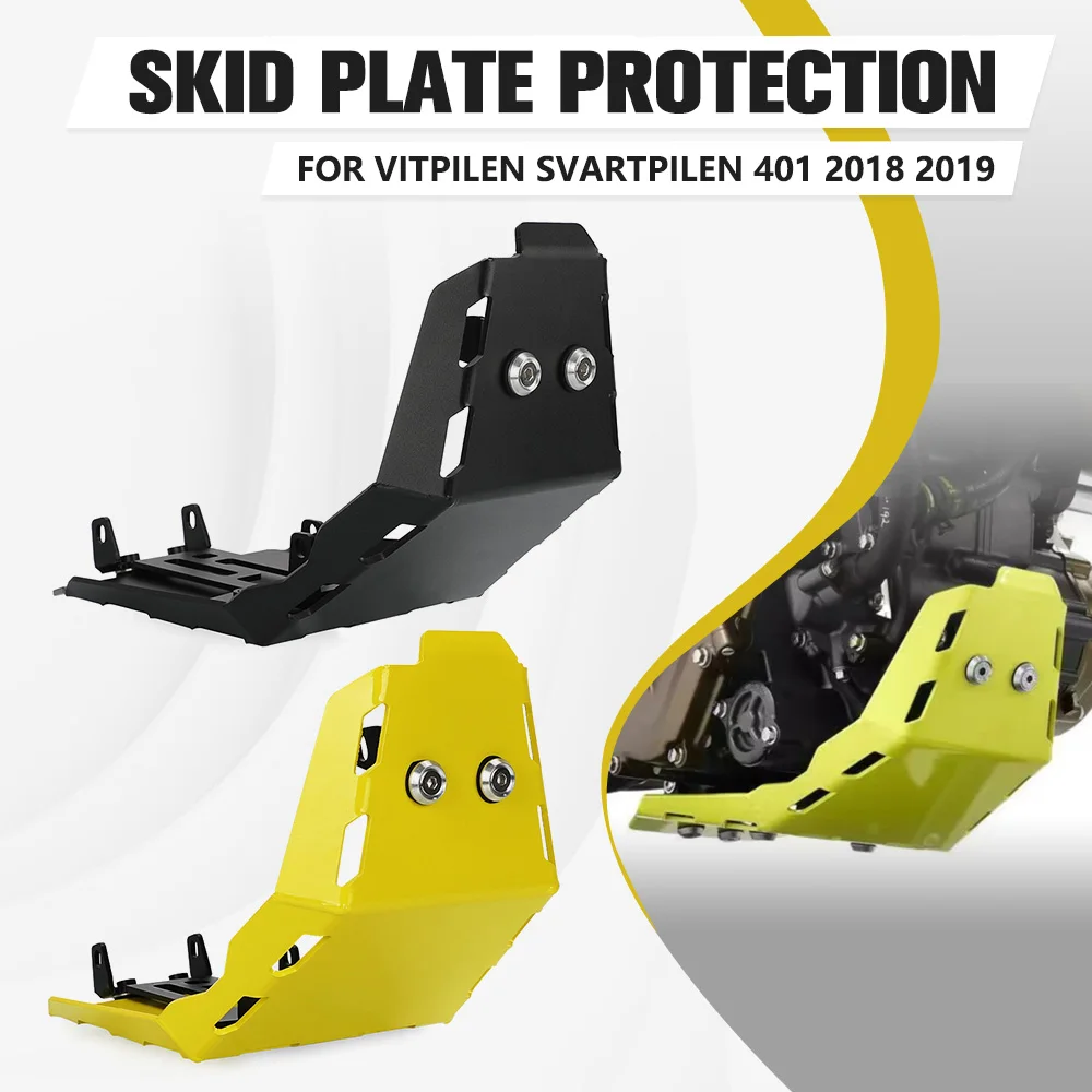 

For Husqvarna Svartpilen 401 Vitpilen 401 2018 2019 Motorcycle Chassis Engine Guard Bash Bottom Skid Plate Frame Cover Protector