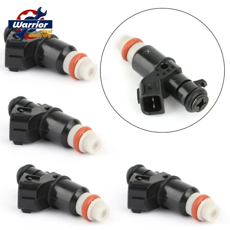 

4Pcs Brand New High Quality Car Fuel Injector Nozzle 16450-RNA-A01 for Honda Civic Cr-Z Fit City 06-16 1.5L 1.8L L4 2009-2014