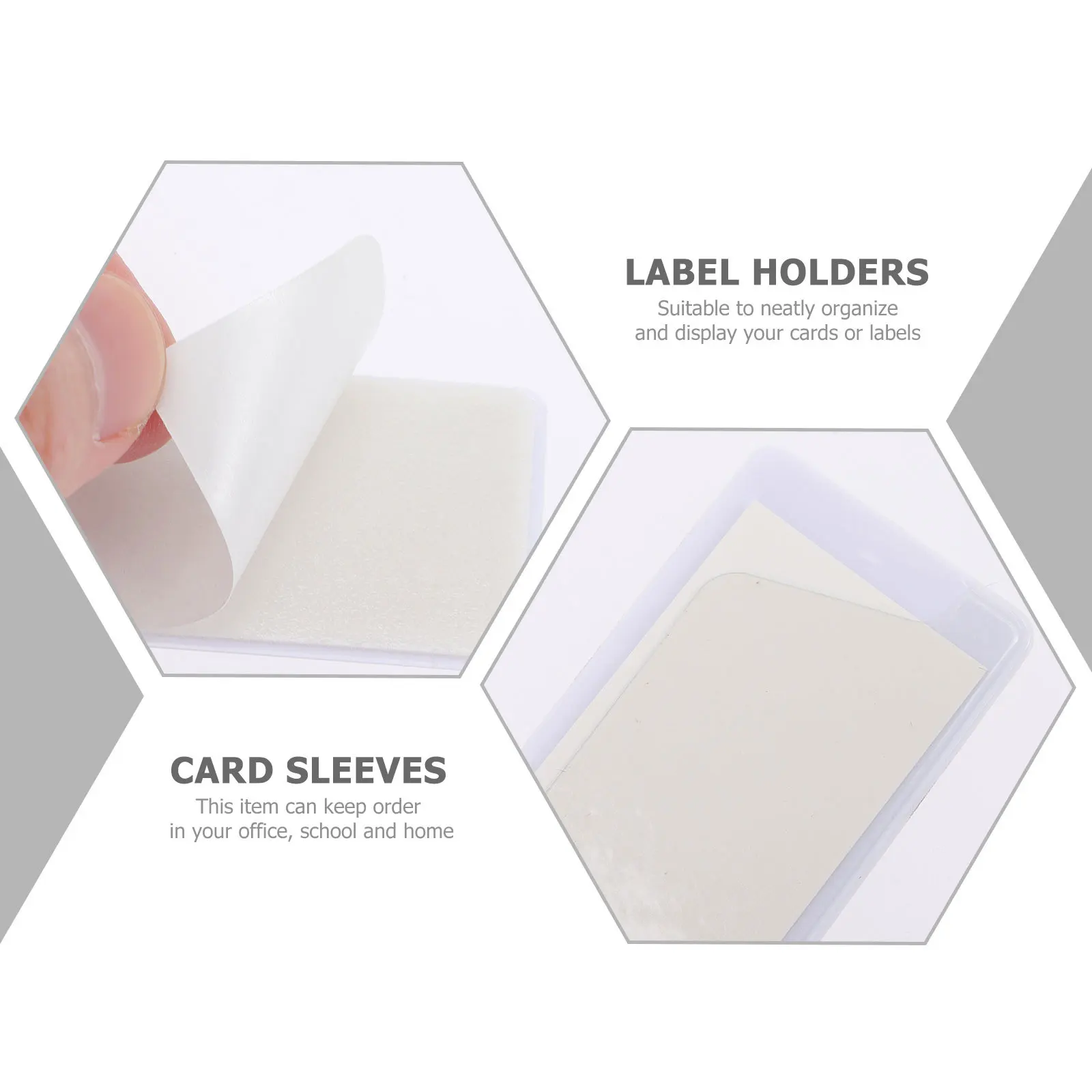 10 قطعة أصحاب مغناطيسي شفاف مقاوم للماء مؤشر الأكمام لمكتب المدرسة منظمة المنزل التسمية الأكمام الرف المغناطيسي #4