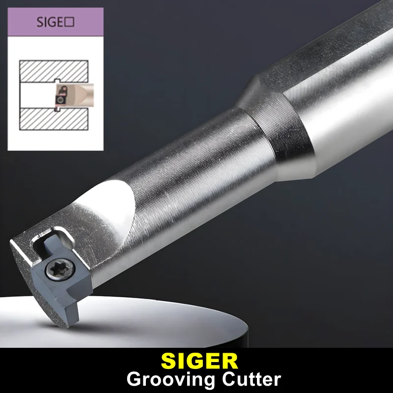 SIGER0808A-EH SIGER1010B-EH Internal Grooving Tool SIGER 1210B-EH 1412C-EH 1612C-EH 2525D-EH Lathe Cutter bar CNC Holder