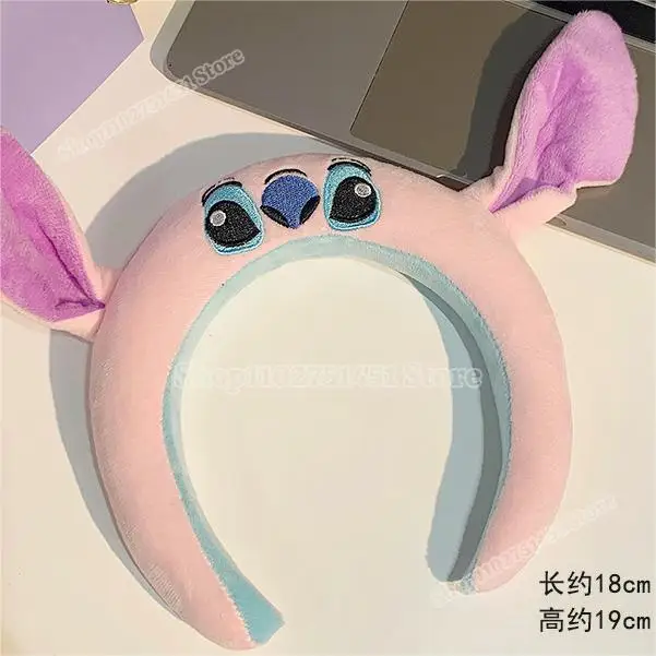 Lilo & Stitch Ears Headbands Disney Stitch Hair Accessories for Girls Cute Party Supplies Kawaii Anime Figure Angel Headband