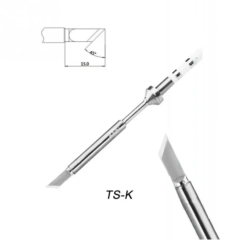 Оригинальные специальные сменные жала TS101 TS100, 7 типов для паяльника, аксессуары для паяльника