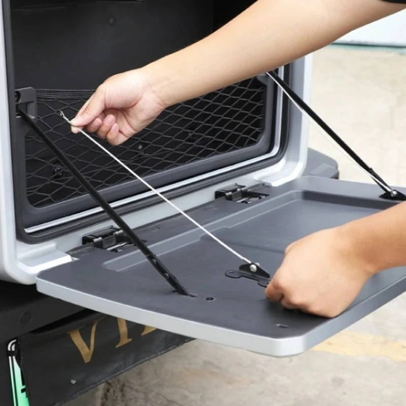 For Chery Icar 03 Jaeco J6 EV 24-26 carbon steel Car Tailgate Storage Box Cover Steel Wire Rope Connecting Rope Car Accessories