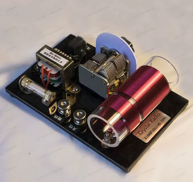 Dual‑Loop Crystal Radio With Air Variable Capacitor Diode Detector Impedance Transformer