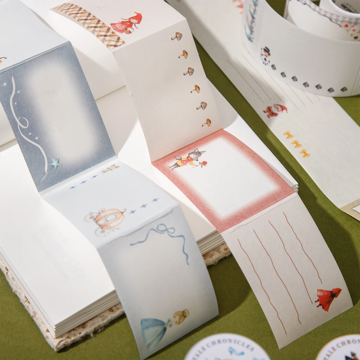 Fairy Tale Chroniclfs Series Vintage Character Border Landscape Washi Tape Creative DIY Journal Material Collage Stationery