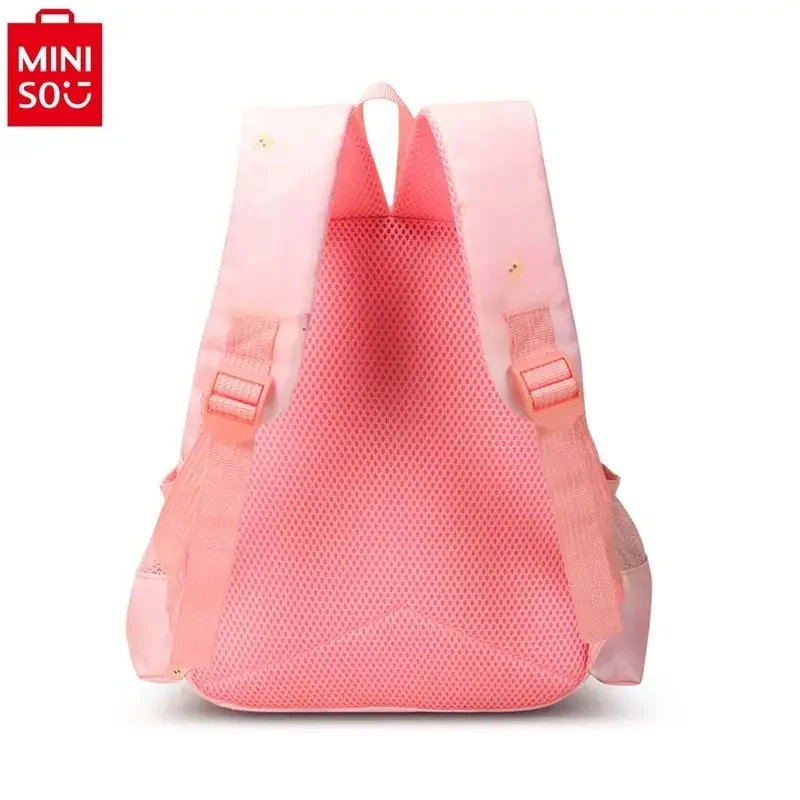 MINISO Disney Cartoon Mermaid Princess Load Reduction Protection Spine Leisure Large Capacity Student Fashion Backpack