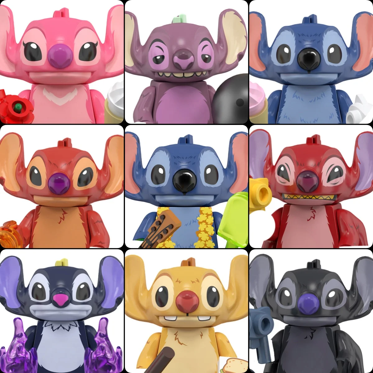 

Disney movie Lilo&Stitch toy building blocks Stitch children's mini brick toys holiday party gifts