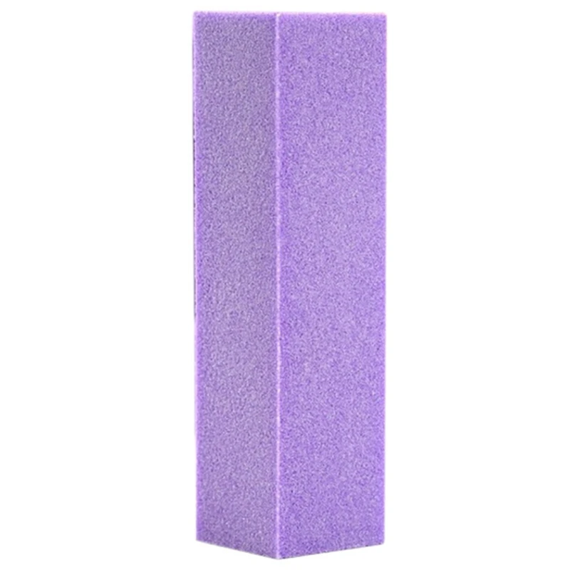 30X Buffing Sanding Buffer Block Files Acrylic Pedicure Manicure Nail Art Tips (Color: Purple)