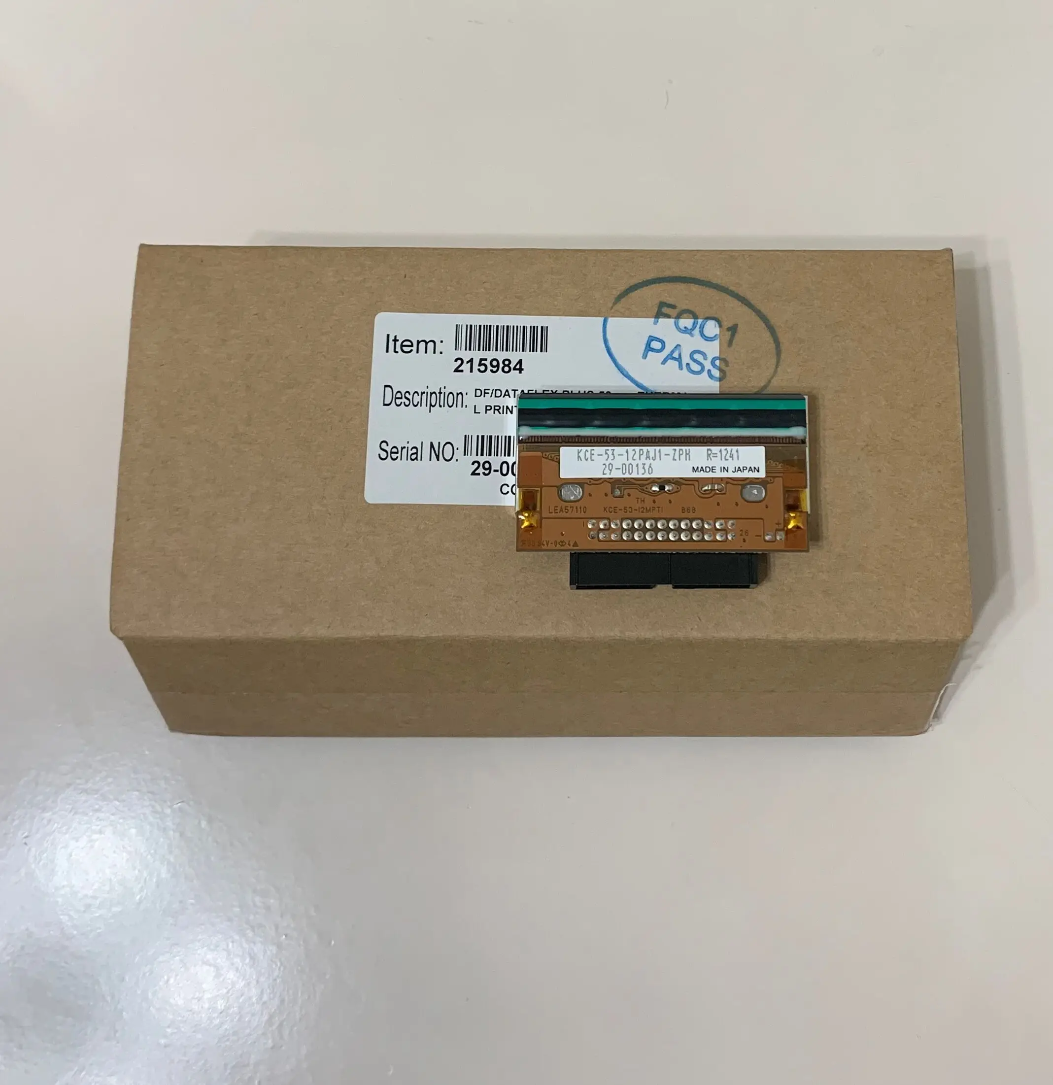 

215984 DF/DATAFLEX PLUS 53mm THERMAL PRINTHEAD ASSY use for Videojet 6320 DF+ TTO printer