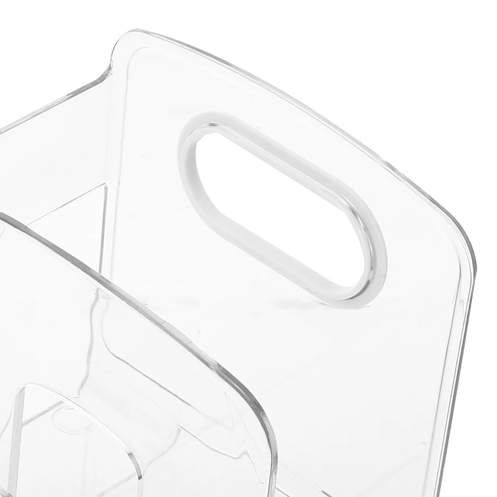 

2pcs Transparent Bookend Acrylic Book Holder For Home Office Study Decorative Storage Rack Magazine File Organizer