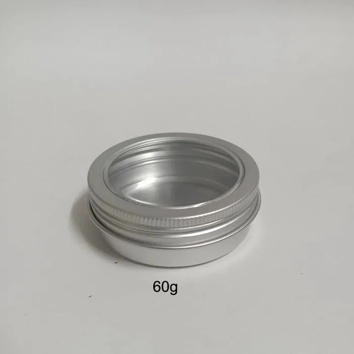 10 teile/los 50g - 60g creme glas aluminium glas kosmetik glas für süßigkeiten geschenk kerze versand kostenfrei